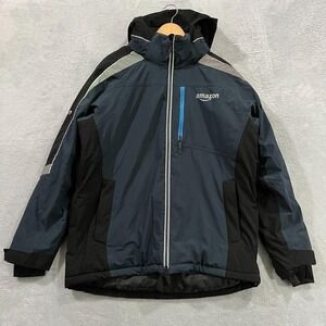 Amazon Prime Jacket Men Medium Luly Yang Insulated Hood‎ Ski Snow